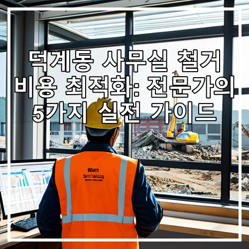 덕계동 사무실 철거 비용 최적화: 전문가의 5가지 실전 가이드